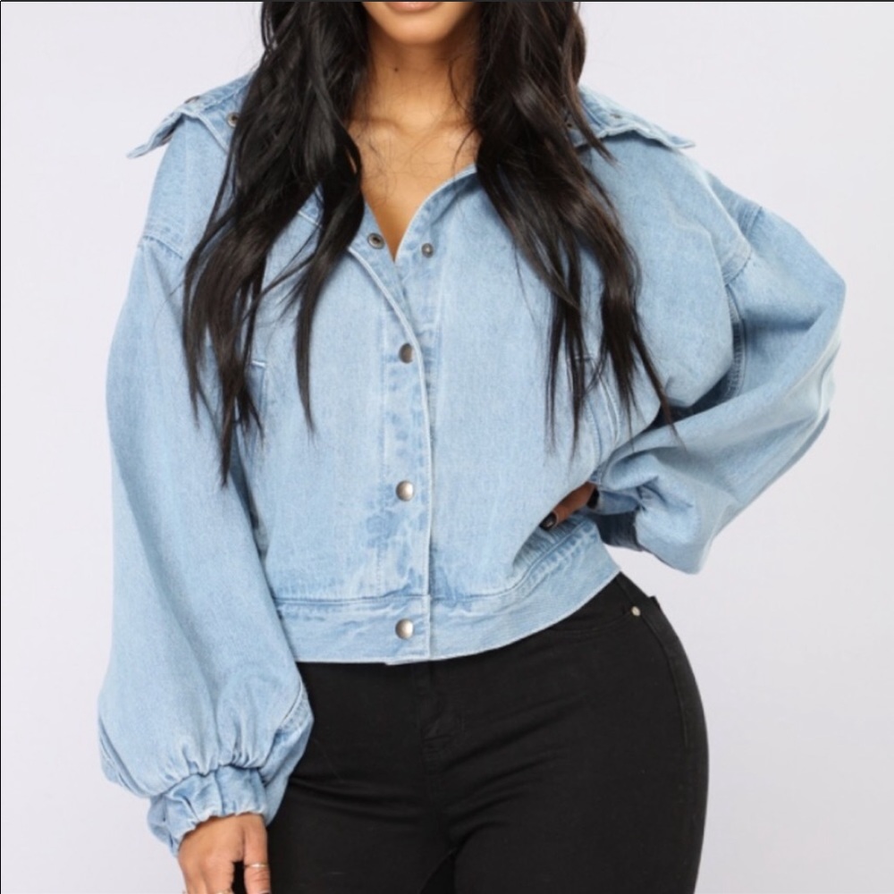 “Trixie Girl” Oversized Denim Jacket